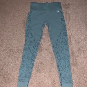Teal Gymshark Leggings (Size small).